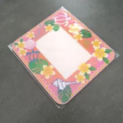 フラワーと貝殻デザインのマウスパッド