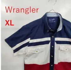 Wrangler ウエスタンシャツ 半袖シャツ XLのサムネイル