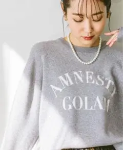 GLOBAL WORK AMNESTY GOLAM セーター Mサイズ グレー