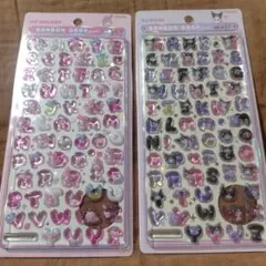 サンリオ ★サンスター文具★ボンボンドロップシール★ マイメロ★クロミ★２枚組