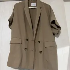 ディスコート　半袖ジャケット　ベージュのサムネイル