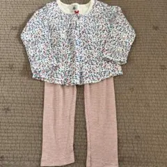 P'tit Bateau 花柄パジャマ　2ans