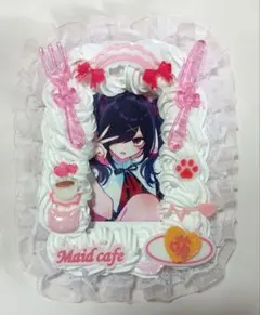 ピンク 量産型 地雷 平成女児 ホイップデコ トレカケース メイド風 猫