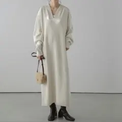 La-gemme ニットワンピース エクリュ フリーサイズ