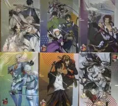 【新品未開封】セブンイレブン刀剣乱舞 A5クリアファイル全6種コンプリートセット