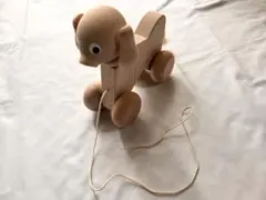 [美品]Sarah&Bendrix 犬 木製玩具