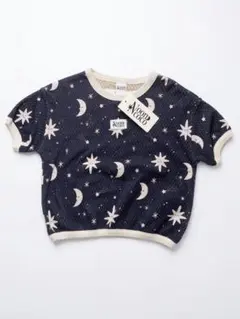 【新品】Noom coco 星柄 キルト 半袖Tシャツ 80cm