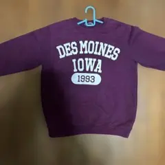 DES MOINES IOWA 1993 スウェット ボルドーのサムネイル