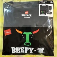 【価格変更】Hanes BEEFY-T クルーネックTシャツ XL ブラックのサムネイル