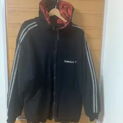 Timberland フード付きジャケット 黒