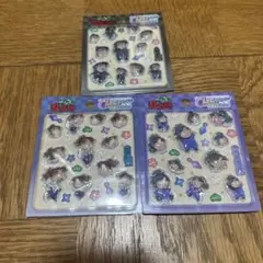 忍たま乱太郎　チェリジェムステッカー　ボンドロ風立体シール　土井　山田　竹谷