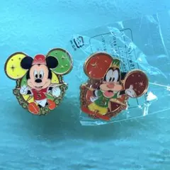 ディズニーシー5周年　非売品　未使用　ミッキー　グーフィーピンバッジ