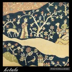 お買い得❇️アンティーク・帯生地 2枚セット枚（31×32、54.5㎝）絹 絵本