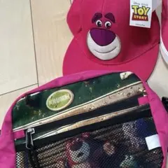 未使用品　トイ・ストーリー ロッツォ キャップ＆ショルダーバッグ　セット