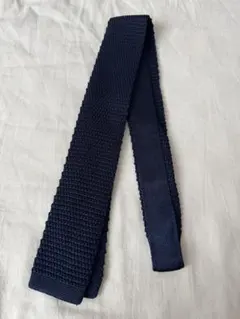 THE SUIT COMPANY ネイビー ネクタイ ニットタイのサムネイル