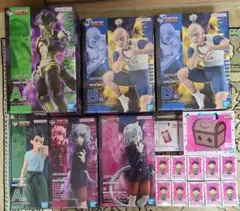 一番くじハンターハンターA賞、B賞、E賞、G賞、H賞、I賞、ラストワン賞