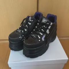 「YOSUKE/ヨースケ」厚底レースアップスニーカー24cm