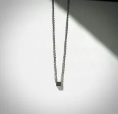 メンズアクセ★チェーンネックレス / スクエアチャーム付き◎現在値下げ中