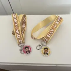 三代目　縁日　ストラップセット　GUN ELLY