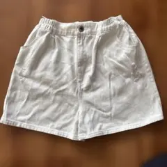 白　かわいい　パンツ160