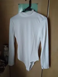 ⑱ 新品未使用 ホワイト 長袖 レオタード XXXLサイズ
