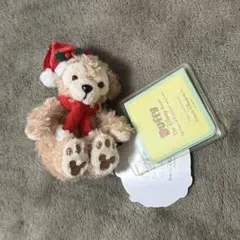 タグ付きダッフィーぬいぐるみストラップ・キーホルダー