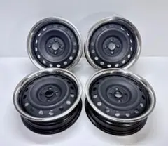 新車外しホンダNボックスjoy鉄ホイール14インチ 4個セットナット