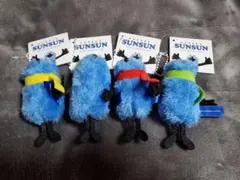 パペットスンスン　ぬいぐるみマスコット winter ver. 4種セット　①