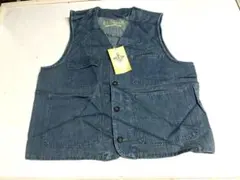 ROVER TRY デニムベスト　Lサイズ　新品、タグ付　★あ4439