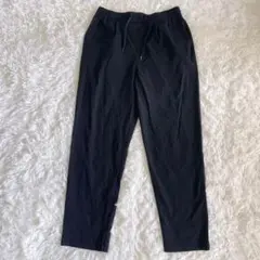 coen コーエン ウエストゴム イージーパンツ テーパードパンツ 黒 M