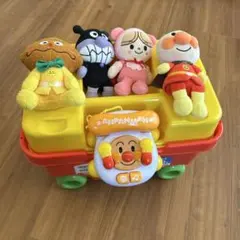 アンパンマン　おもちゃセット　はじめてブロックワゴン