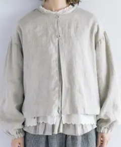 SM2 ／ Samansa Mos2 ノーカラージャケット