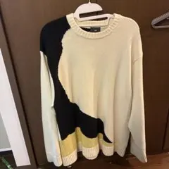 H&M カラーブロック クルーネックニットのサムネイル