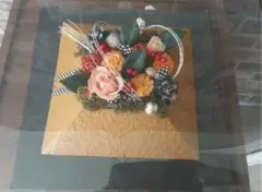 ハンドメイド 壁掛け プリザーブドフラワー