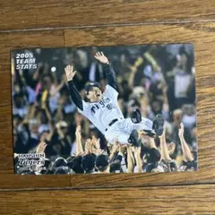 阪神タイガース セリーグ優勝　2005年 カルビープロ野球チップスカード