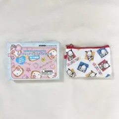 【新品】サンリオキャラクターズ　シークレットミニフラットポーチ　ポチャッコ