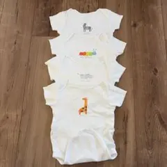 NEXT ベビー ロンパース 半袖 4枚セット 動物柄