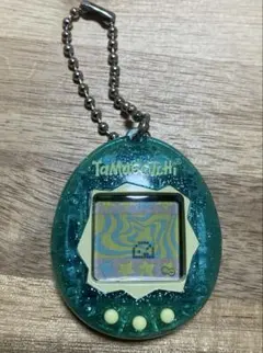 たまごっち　TAMAGOTCHI GEN2 クリア　グリーン　ラメのサムネイル