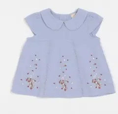 プティマイン フレンチスリーブ チュニックブラウス