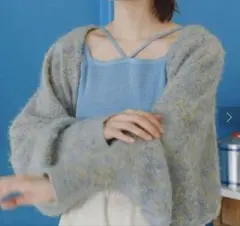 kastane ブルーカーディガン