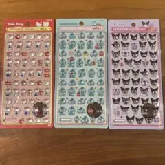 ボンボドロップシール　ミニ　サンリオ　3枚セット　ハンギョドン　キティ　クロミ