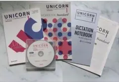 新品 UNICORN1 テキスト・ワークブック他4冊 リスニングCD まとめ売り