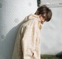 【新品未開封】naptime プルオーバーパーカー 総柄ベージュのサムネイル