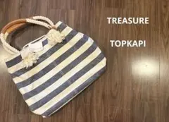 新品 タグ付き トプカピ TOPKAPI TREASURE ボーダー バッグ