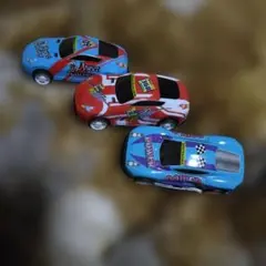 ミニカー 3台セット レースカー風デザイン