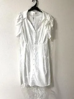 ✴︎リゼクシー ✴︎パフスリーブ ミニワンピシャツ