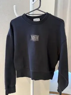 MARITHE + FRANCOIS GIRBAUD スウェット黒　トレーナー