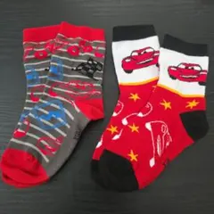 キッズ靴下 2足セット カーズ