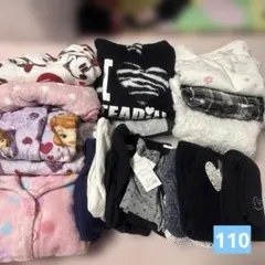 女の子　まとめ売り　110 冬服　パジャマ　ジャンスカ　ワンピース　16点