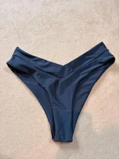 新品☆ネイビー ハイウエスト セパレート水着 S